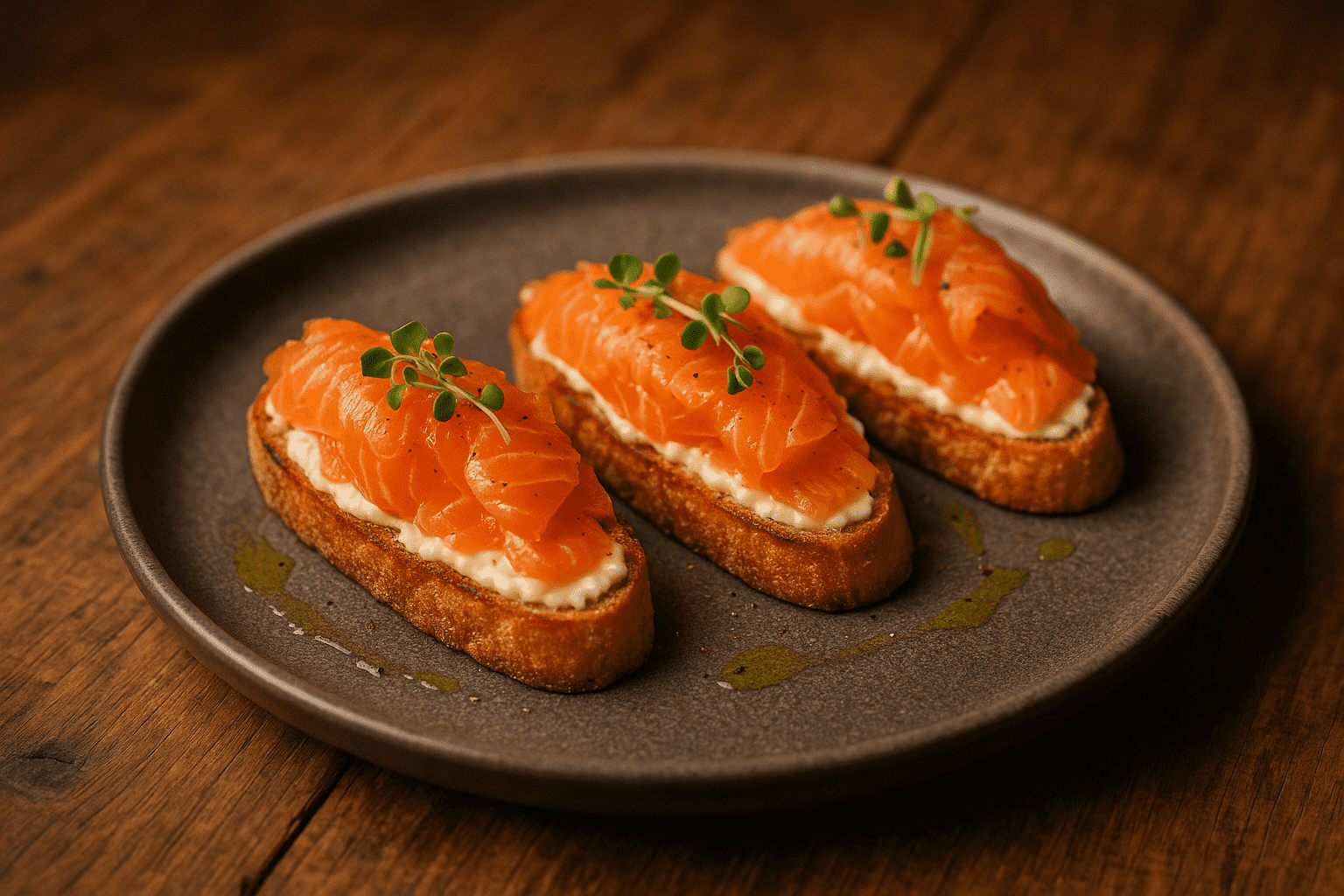 Bruschetta su lašiša