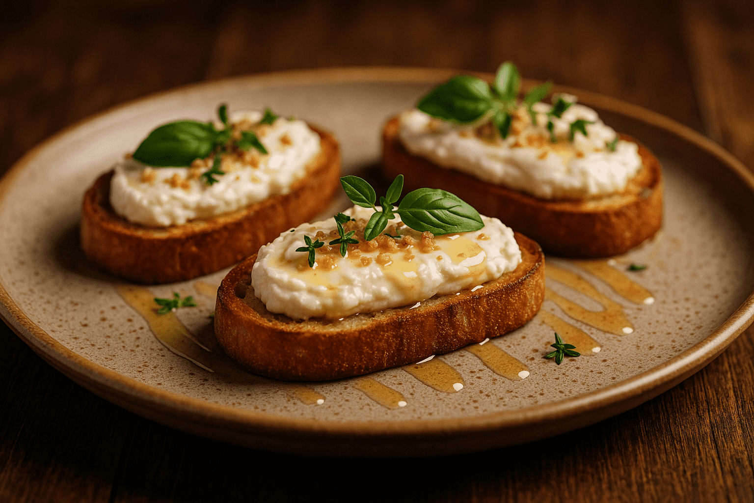 Bruschetta su ožkos sūriu