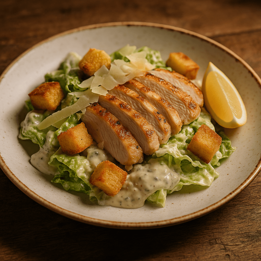 Cezario salotos su vištiena