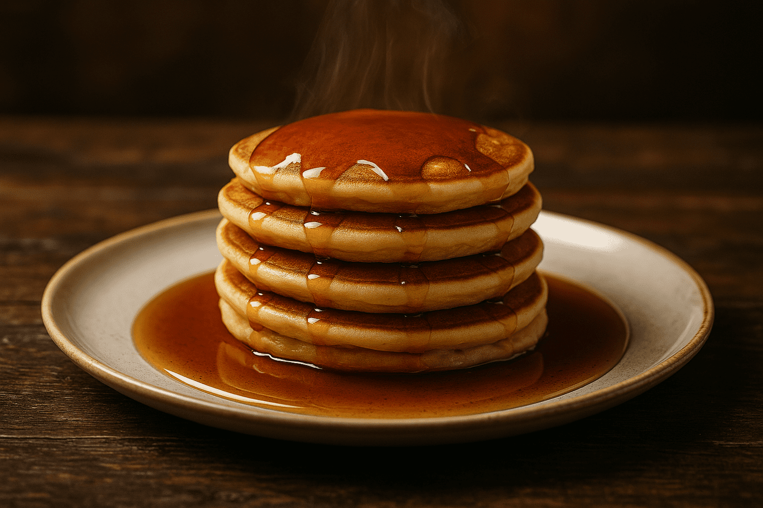 Amerikietiški blyneliai su klevų sirupu