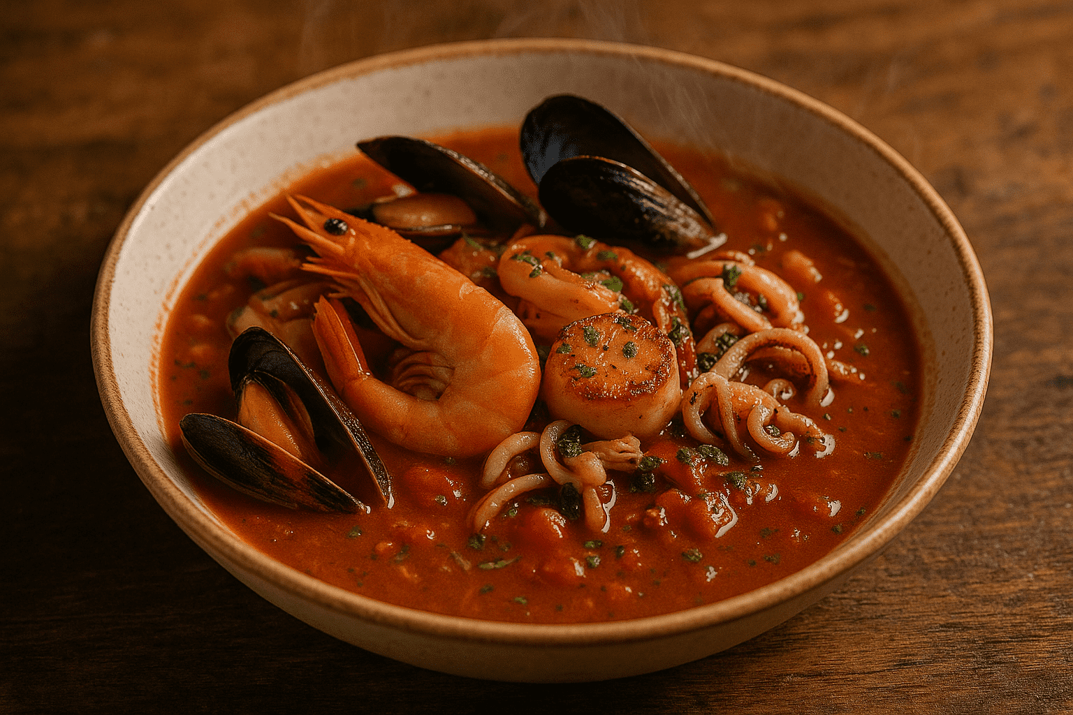 Jūros gėrybių troškinys